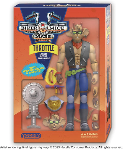 Biker Mice From Mars Nacelle Consumer Products Throttle Action Figure