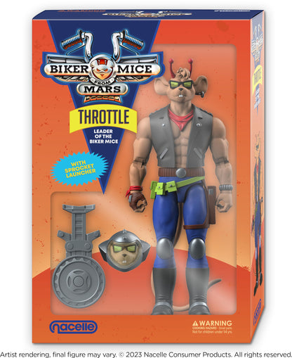 Biker Mice From Mars Nacelle Consumer Products Throttle Action Figure