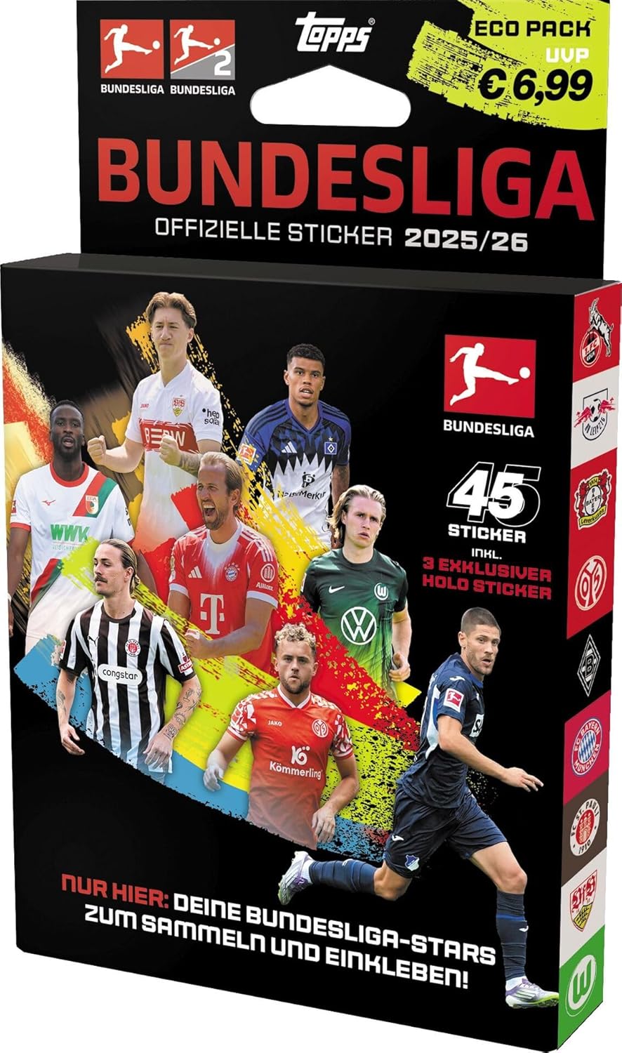 Bundesliga 2025/26 Sticker Collection Eco Pack