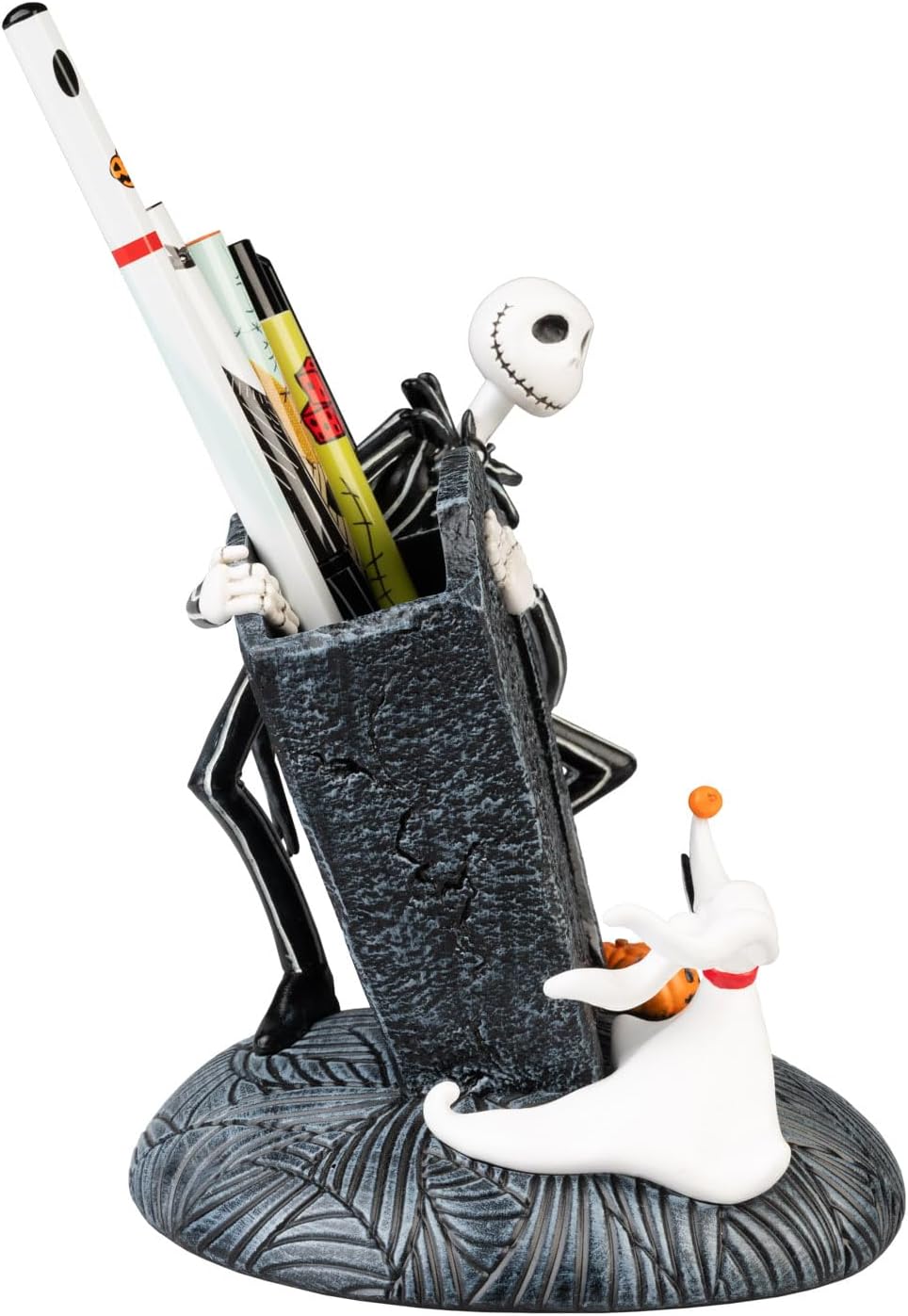 Grupo Erik Pen Holder For Desk & Stationery Set - Disney The Nightmare Before Christmas Gifts | Desk Accessories - Pencil Holder, 2 Pens, Pencil, Eraser, Sharpener | Disney Stationery