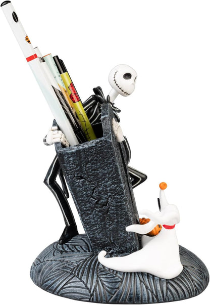 Grupo Erik Pen Holder For Desk & Stationery Set - Disney The Nightmare Before Christmas Gifts | Desk Accessories - Pencil Holder, 2 Pens, Pencil, Eraser, Sharpener | Disney Stationery