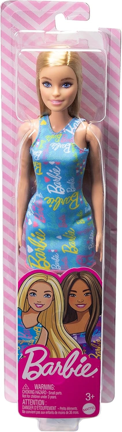 Barbie Chic Barbie Print Dress - Blue