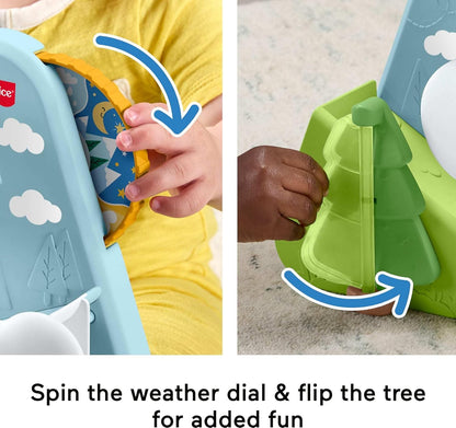 Fisher-Price Baby Toy Friendship Forest Ball Mountain, Drop & Crawl After Activity Toy for Developmental Play Infants Ages 9+ Months, JLB88