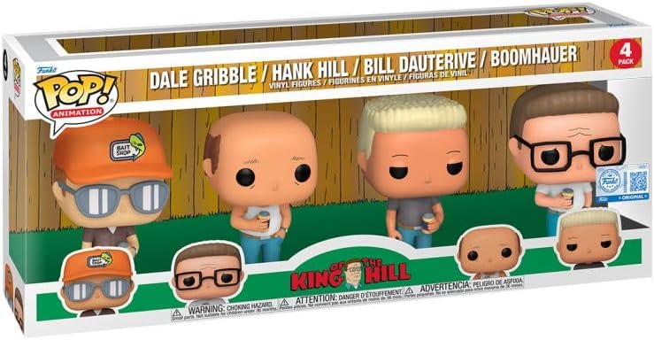 Funko King of The Hill Pop! Vinyl Figure Set (4 Pieces
