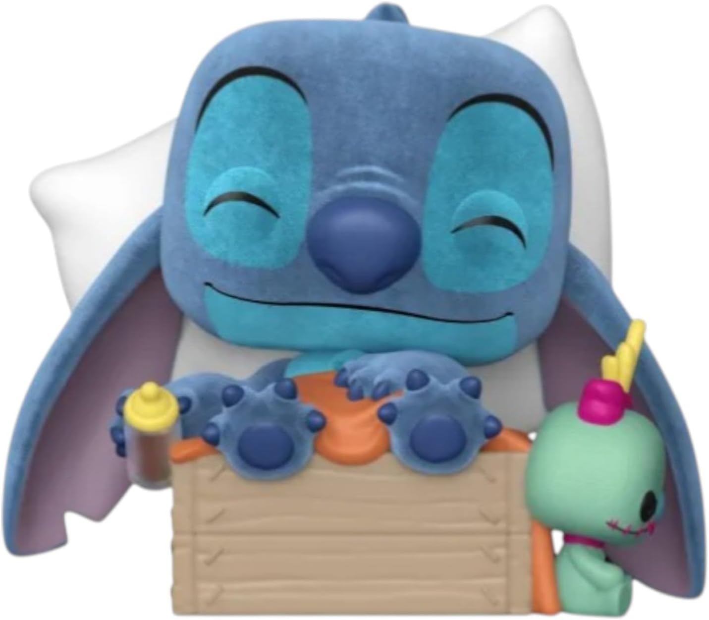 Pop Sleeping Stitch in Box Flocked Funko Original 1607 (with Plastic Protection