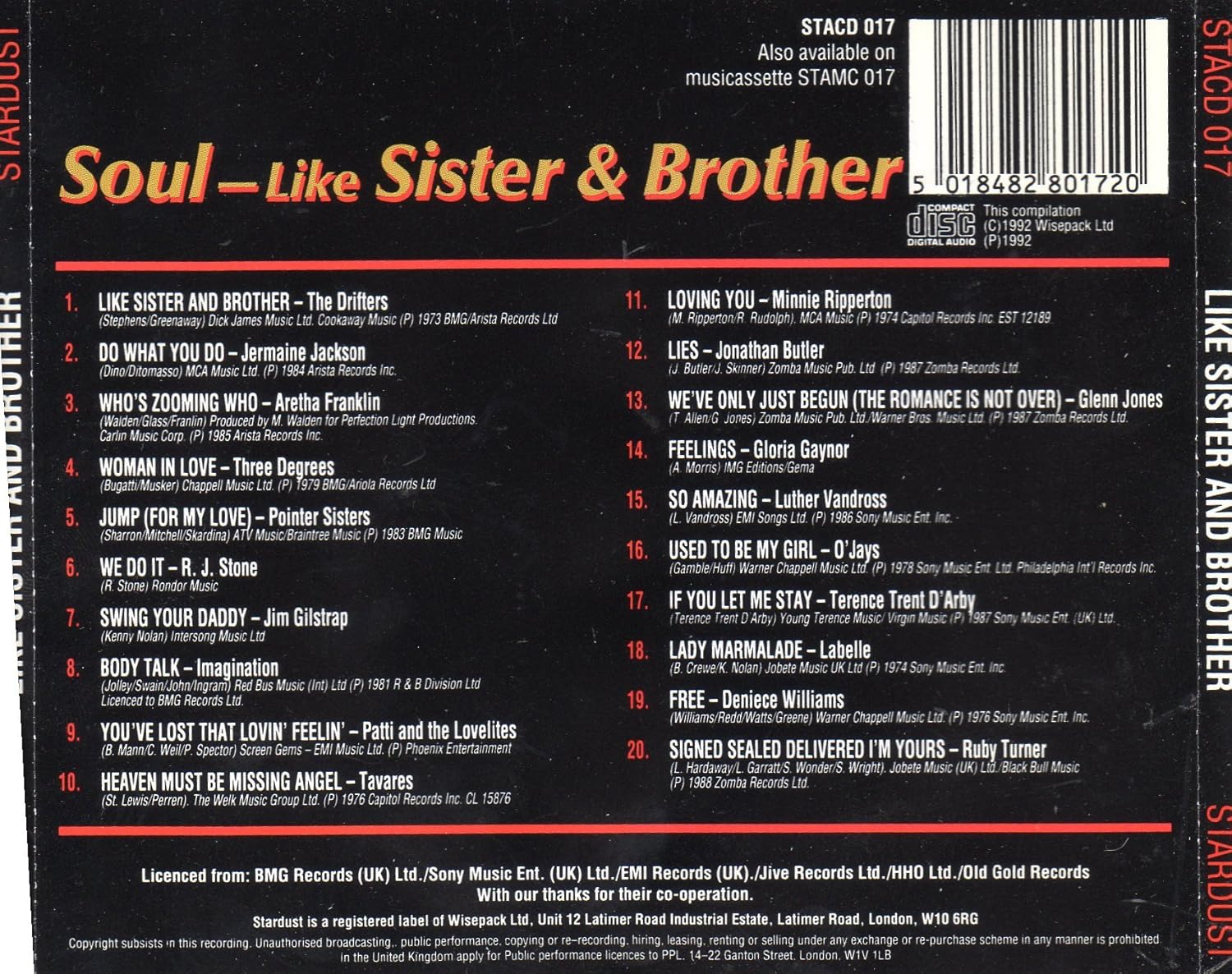 v/a - Soul Like Sister & Brother
