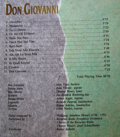 Mozart - Don Giovanni Highlights