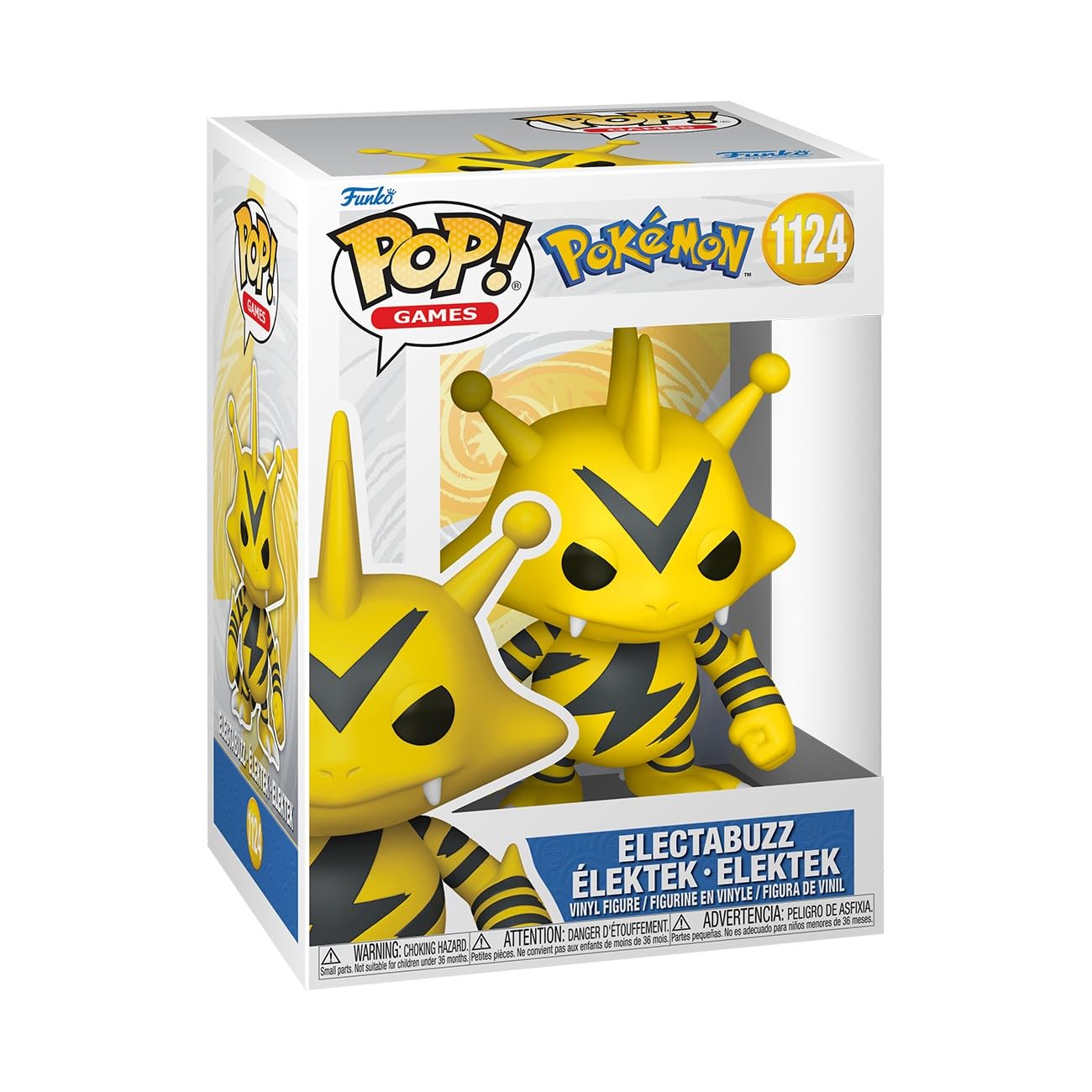 Funko POP Games: Pokemon - Electabuzz - Collectable Vinyl Figure - Gift Idea - Official Merchandise - Toys For Kids & Adults - Model Figure for Collectors and Display