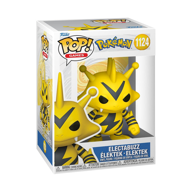 Funko POP Games: Pokemon - Electabuzz - Collectable Vinyl Figure - Gift Idea - Official Merchandise - Toys For Kids & Adults - Model Figure for Collectors and Display