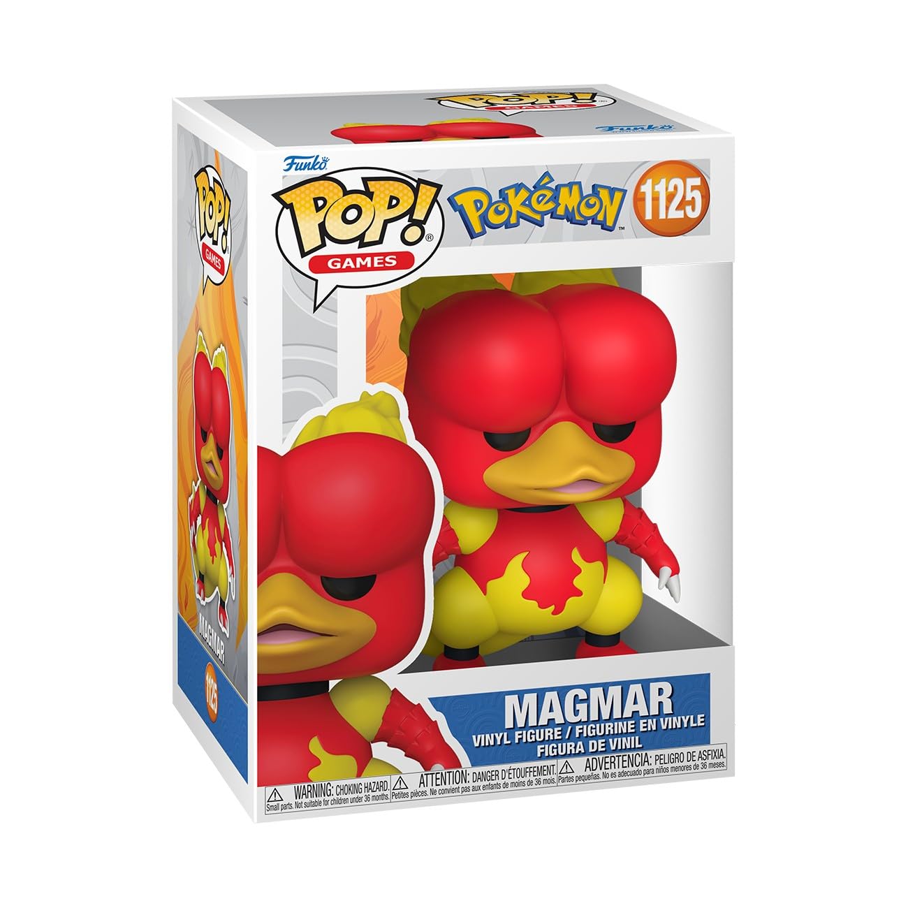 Funko POP Games: Pokemon - Magmar - Collectable Vinyl Figure - Gift Idea - Official Merchandise - Toys For Kids & Adults - Model Figure for Collectors and Display