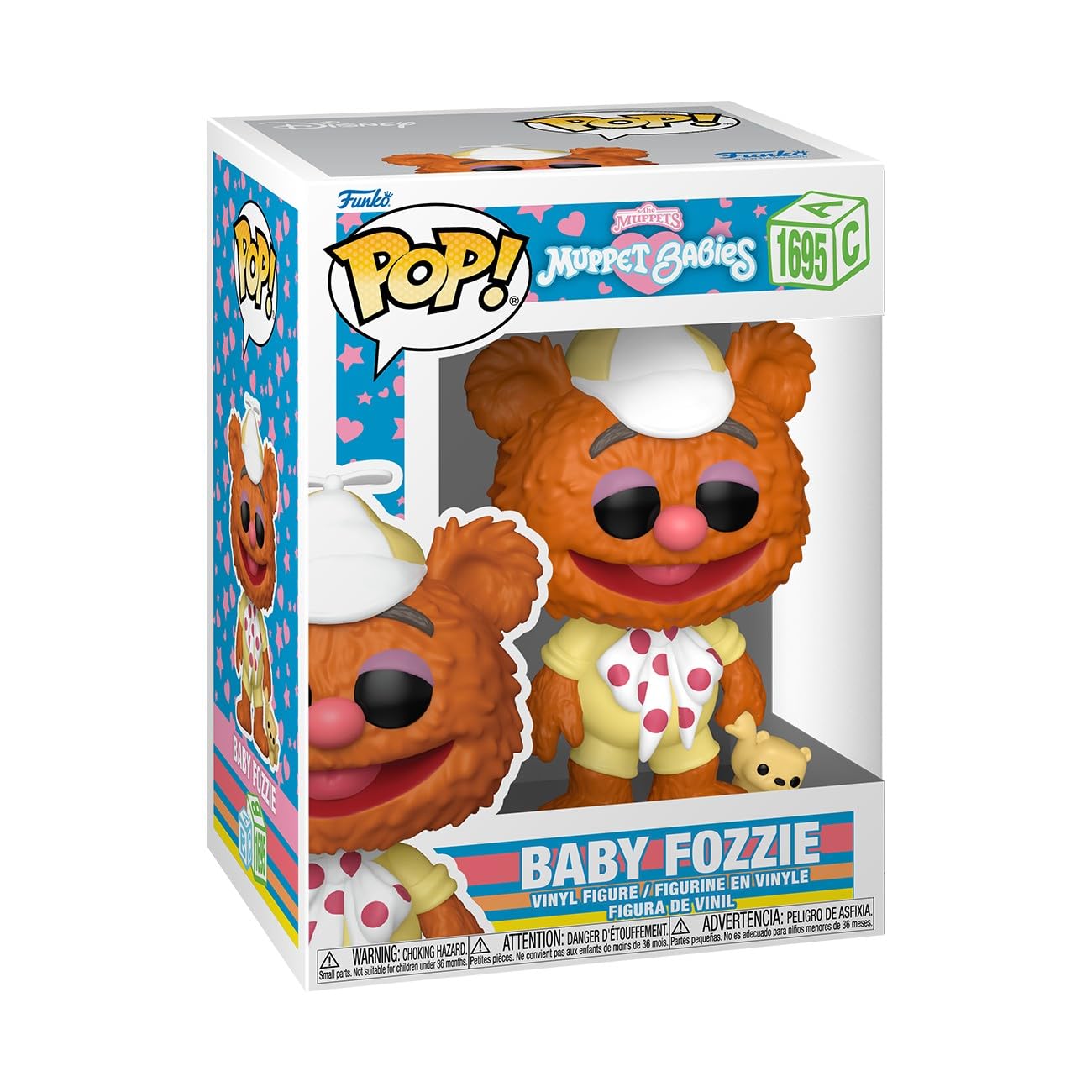Funko Pop! Disney: Muppet Babies - Baby Fozzie Fozzie - Muppet Babies (1984) - Collectable Vinyl Figure - Gift Idea - Official Merchandise - Toys for Kids & Adults - Cartoon/Animation Fans