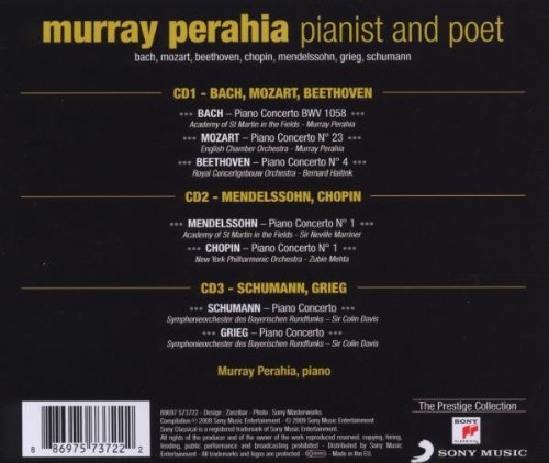 Murray Perahia - Pianist and Poet