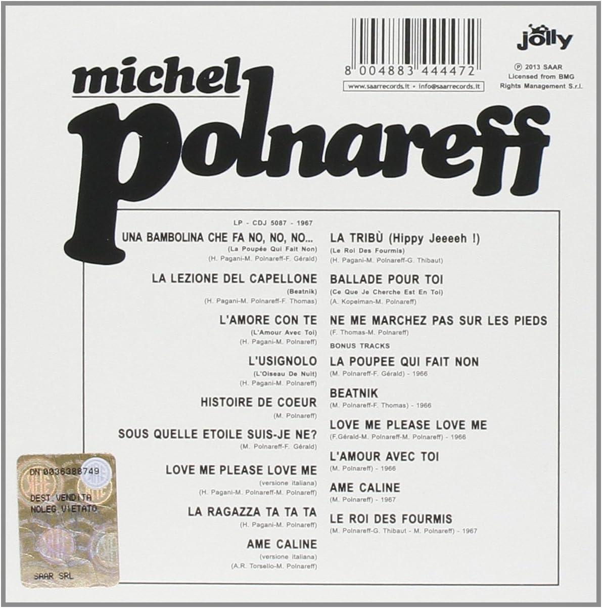 MICHEL POLNAREFF + 6
