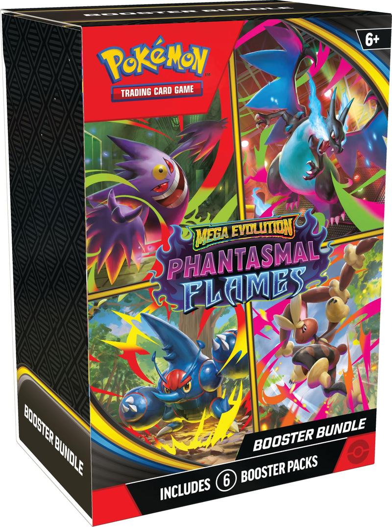 Pokémon TCG: Mega Evolution - Phantasmal Flames Booster-bundel (6 Boosterpakketten