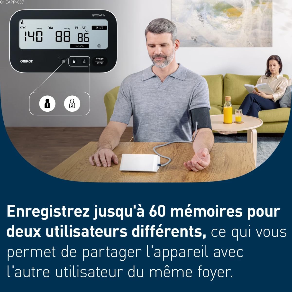 Omron - M4 Intelli It Blood Pressure Monitor - 3 Years Warranty