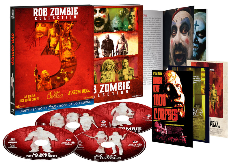 Rob Zombie Boxset (4 Blu-Ray) - (Italian Import)
