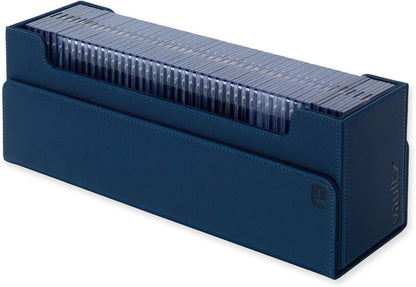 Vault X Trading Card Storage Box, Premium Exo-Tec Material, Detachable Magnetic Lid, Dividers & Foam Fillers, Organise Deck Boxes, Toploaders, Sleeved Cards, for Collectible Games, Sports, TCG (Blue