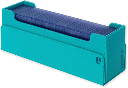 Vault X Trading Card Storage Box, Premium Exo-Tec Material, Detachable Magnetic Lid, Dividers & Foam Fillers, Organise Deck Boxes, Toploaders, Sleeved Cards, for Collectible Games, Sports, TCG (Teal