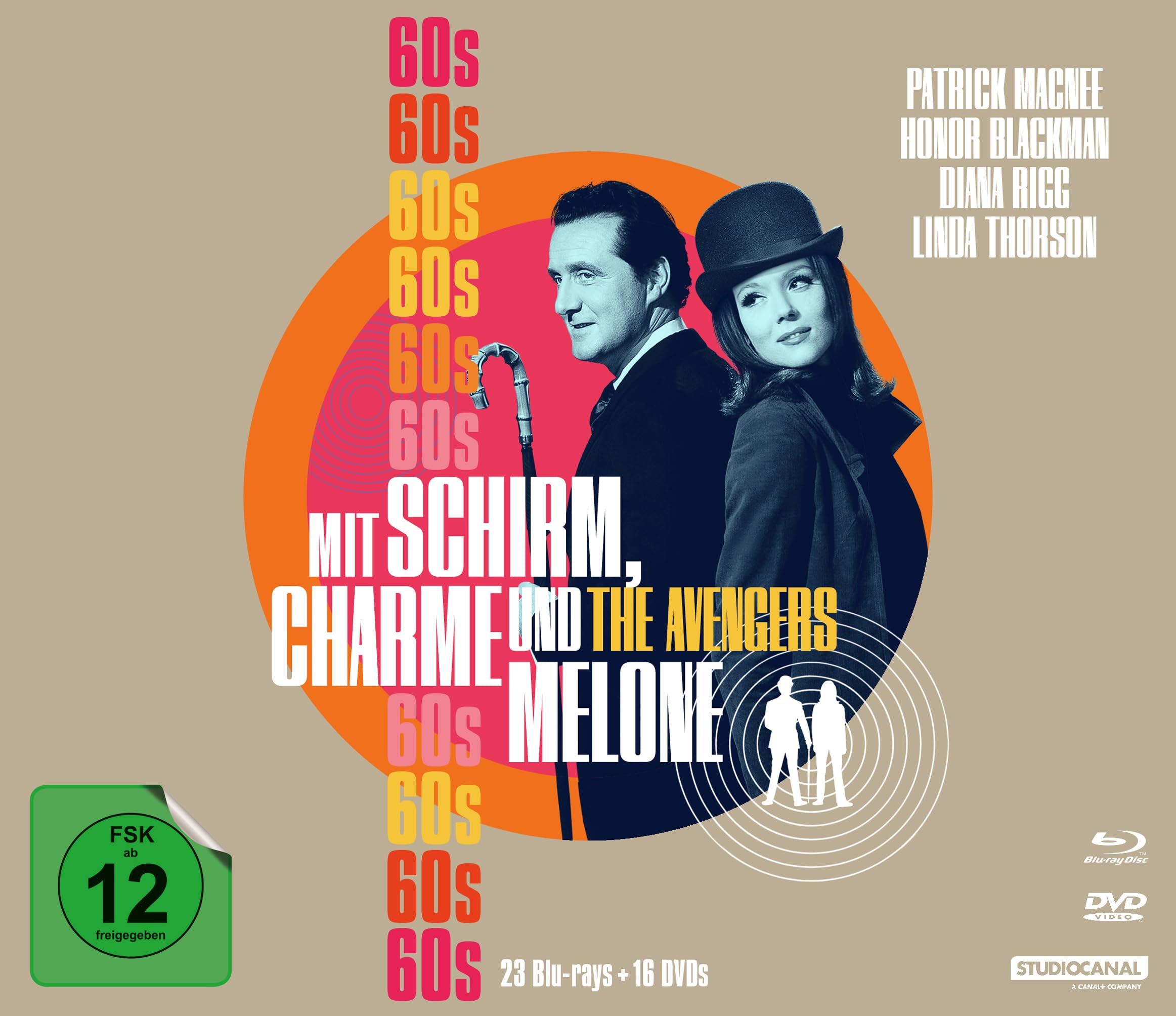 Mit Schirm, Charme und Melone - Die 60s (23 Blu-rays+18 DVDs)
