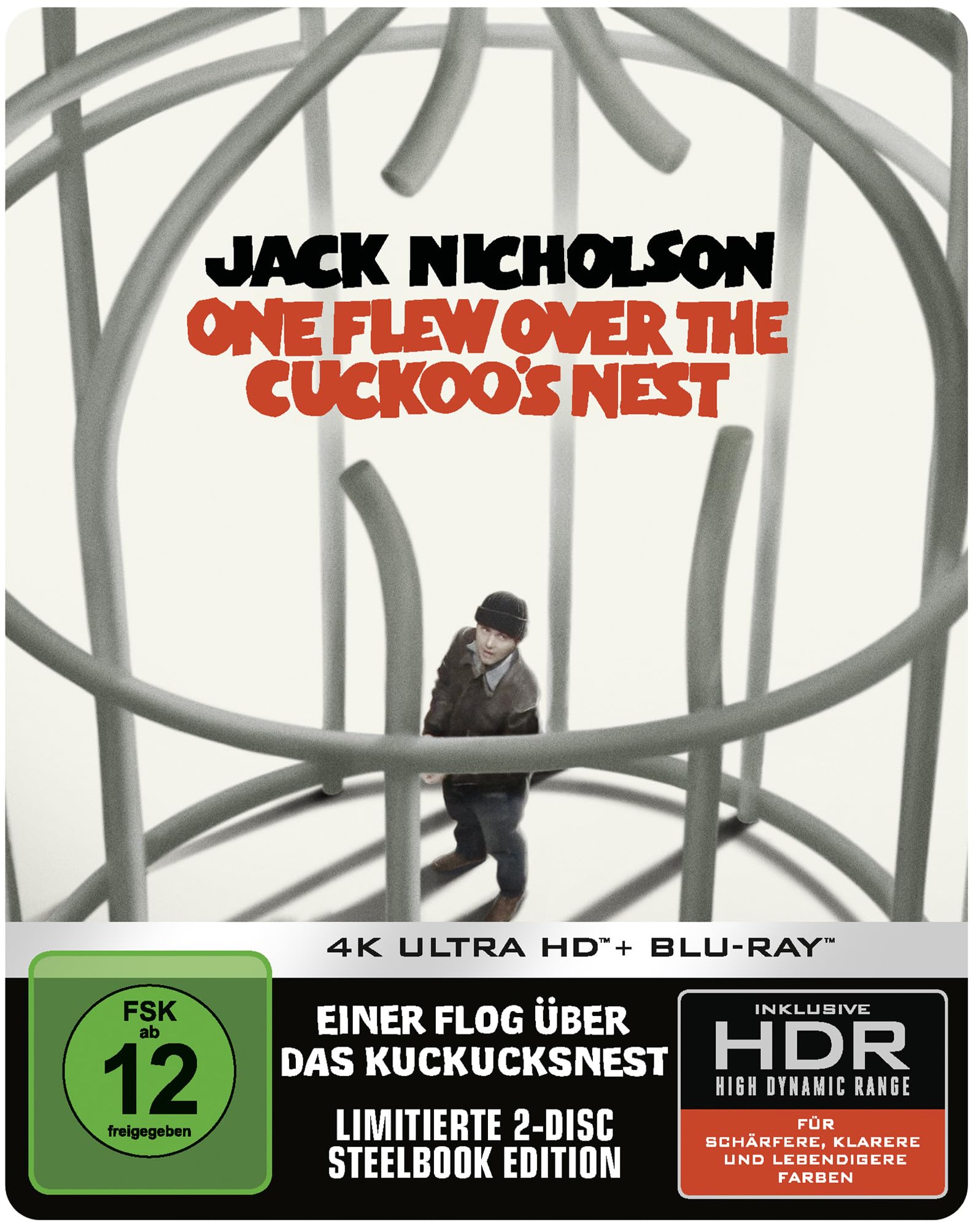 Einer flog über das Kuckucksnest (Limitiertes Steelbook, 4K-UHD+Blu-ray