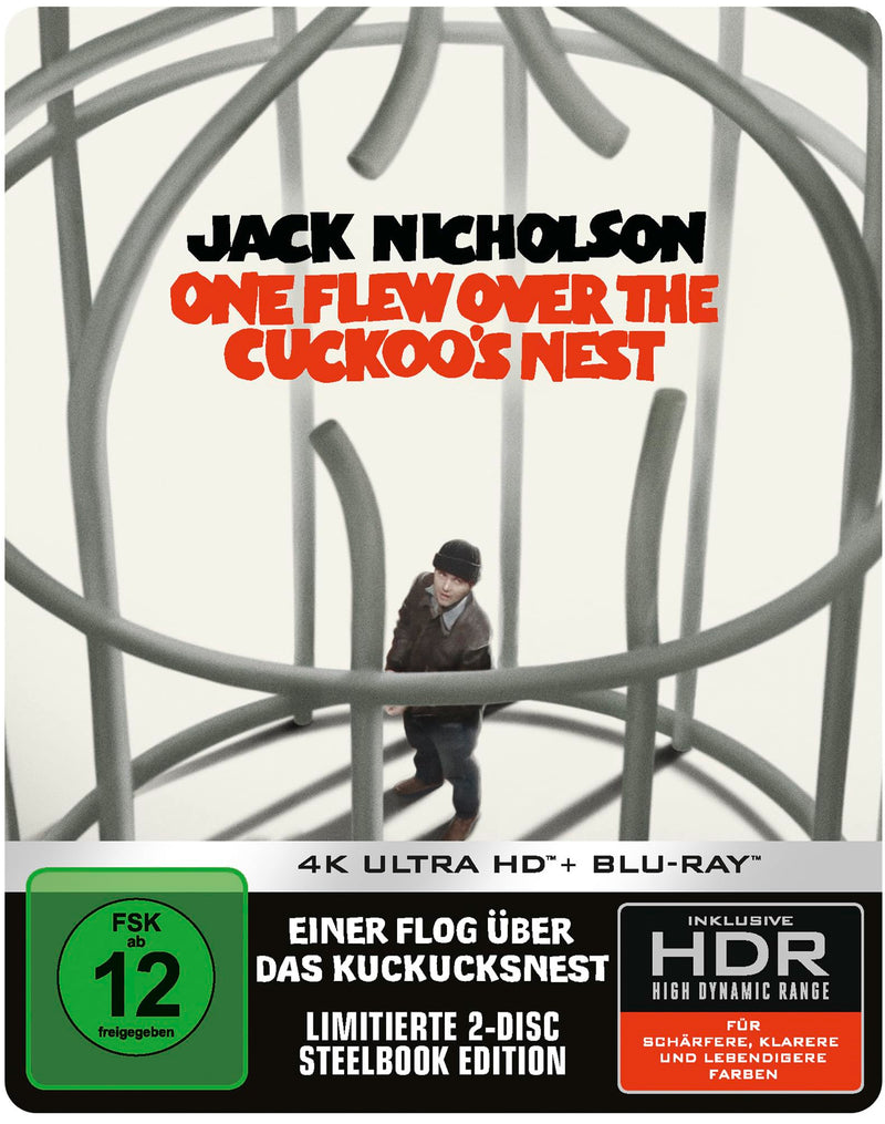 Einer flog über das Kuckucksnest (Limitiertes Steelbook, 4K-UHD+Blu-ray