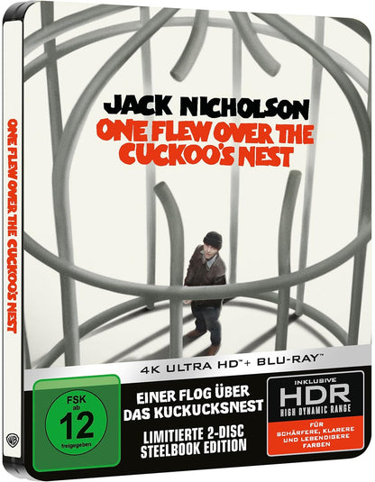 Einer flog über das Kuckucksnest (Limitiertes Steelbook, 4K-UHD+Blu-ray