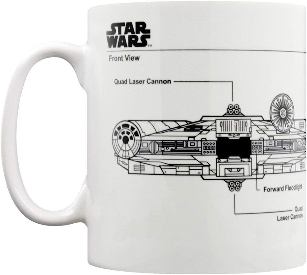 Tazza Star Wars (Millennium Falcon Sketch