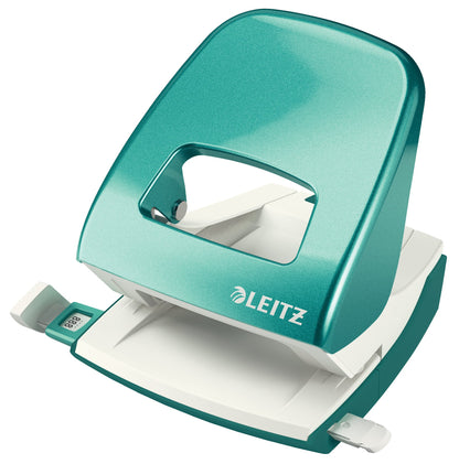 Leitz Hole Punch, 30 Sheets, Guide Bar with Format Markings, Metal, WOW Range, 50081051