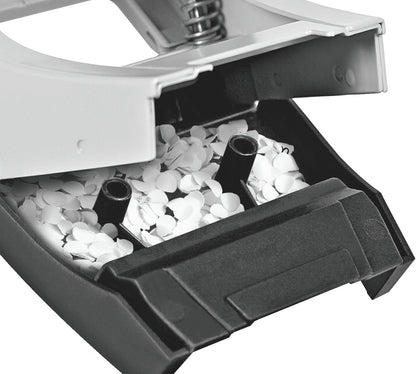 Leitz Hole Punch, 30 Sheets, Guide Bar with Format Markings, Metal, WOW Range, 50081051