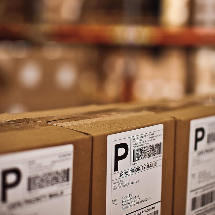 DYMO Authentic LabelWriter Extra Large Shipping Labels | 104 mm x 159 mm | Self Adhesive | Roll of 220 Easy-Peel Labels | for LabelWriter 4XL/5XL Label Makers