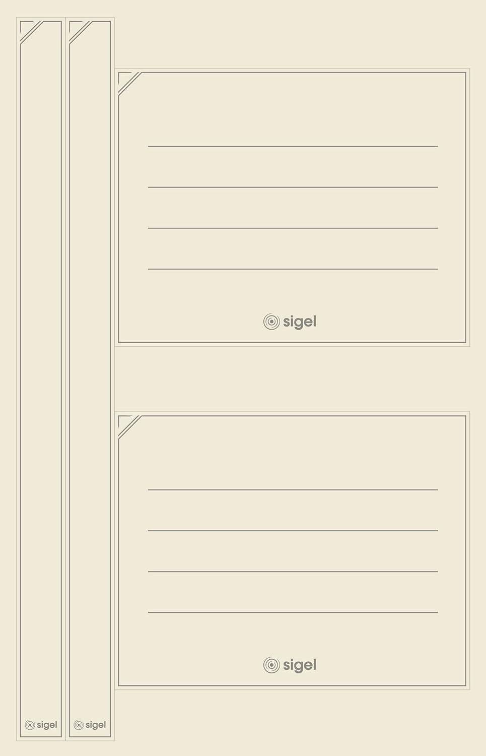 SIGEL CO112 Premium Notebook lined, A4, hardcover, Black - Conceptum