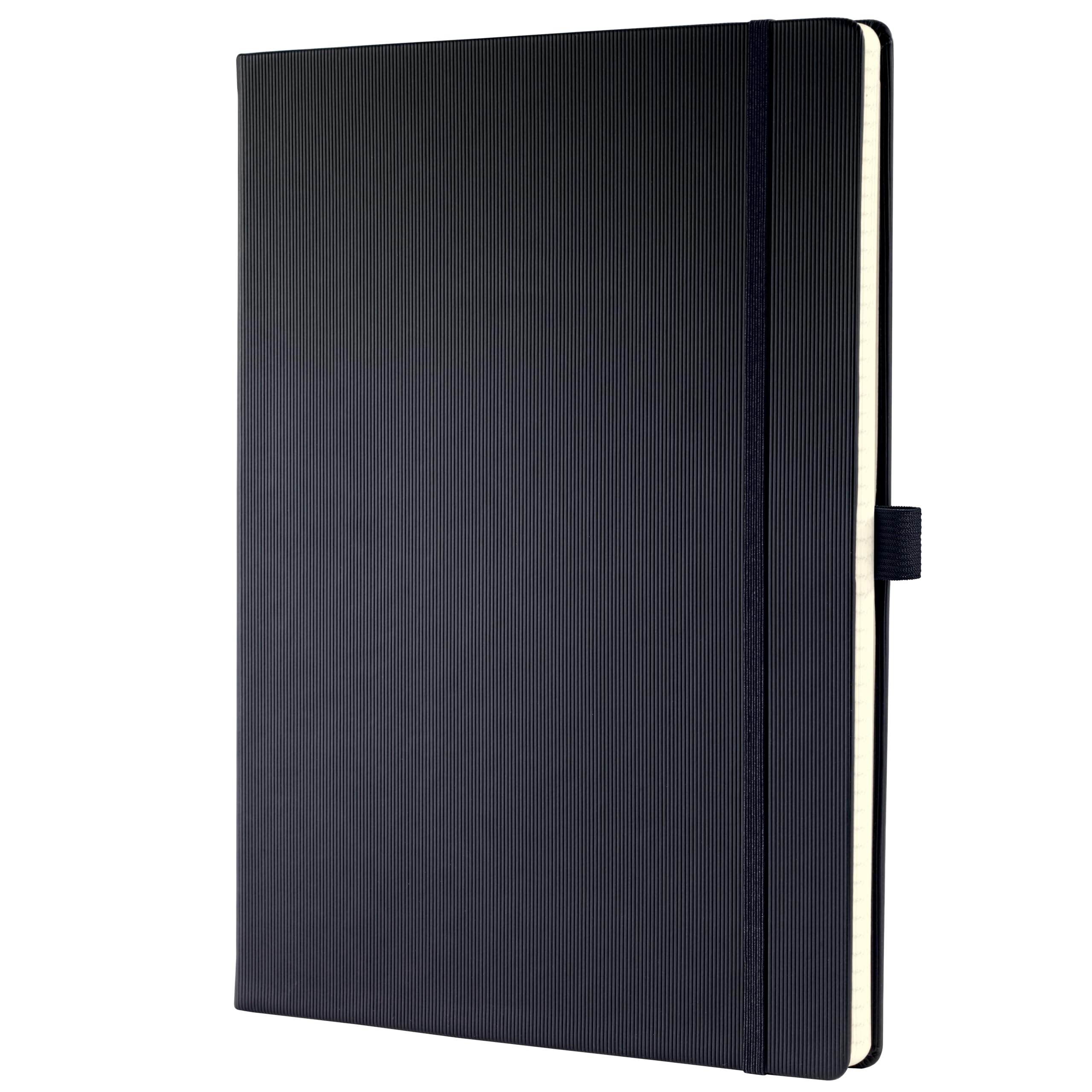 SIGEL CO112 Premium Notebook lined, A4, hardcover, Black - Conceptum