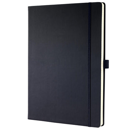 SIGEL CO112 Premium Notebook lined, A4, hardcover, Black - Conceptum