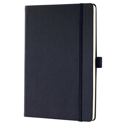 SIGEL CO122 Premium Notebook lined, A5, hardcover, Black - Conceptum