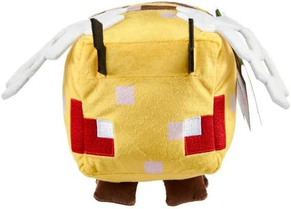 Minecraft The Game: Angry Bee 8" Plush Character Collectible Stuffed Animal - Soft Doll Inspired by Video Game Character