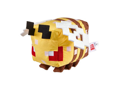 Minecraft The Game: Angry Bee 8" Plush Character Collectible Stuffed Animal - Soft Doll Inspired by Video Game Character