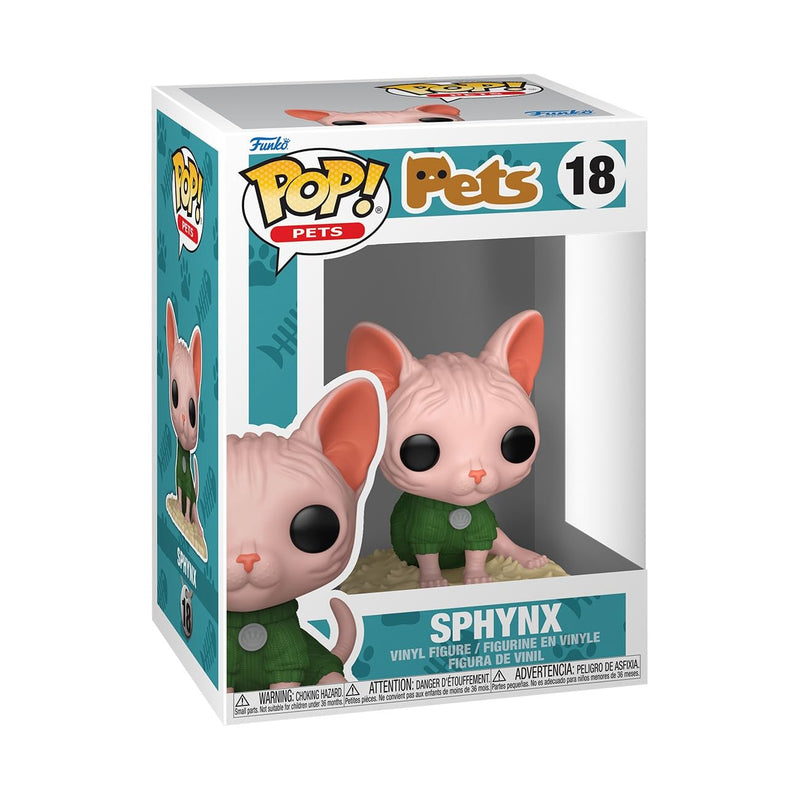 Funko Pop! Pets: Pets - Sphinx Cat Cat Collectable Vinyl Figure - Gift Idea - Official Merchandise - Toys for Kids & AdultsFans - Model Figure for Collectors and Display