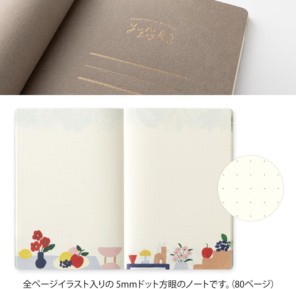 Midori Notebook, Loose Log, B6, Motif, Textile Pattern, 15367006