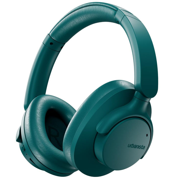 Urbanista Valencia - Cuffie Over Ear Bluetooth, cuffie wireless con cancellazione del rumore con ANC, audio Hi-Res, bassi profondi, 50 ore di batteria, cancellazione del rumore, connessione a 2