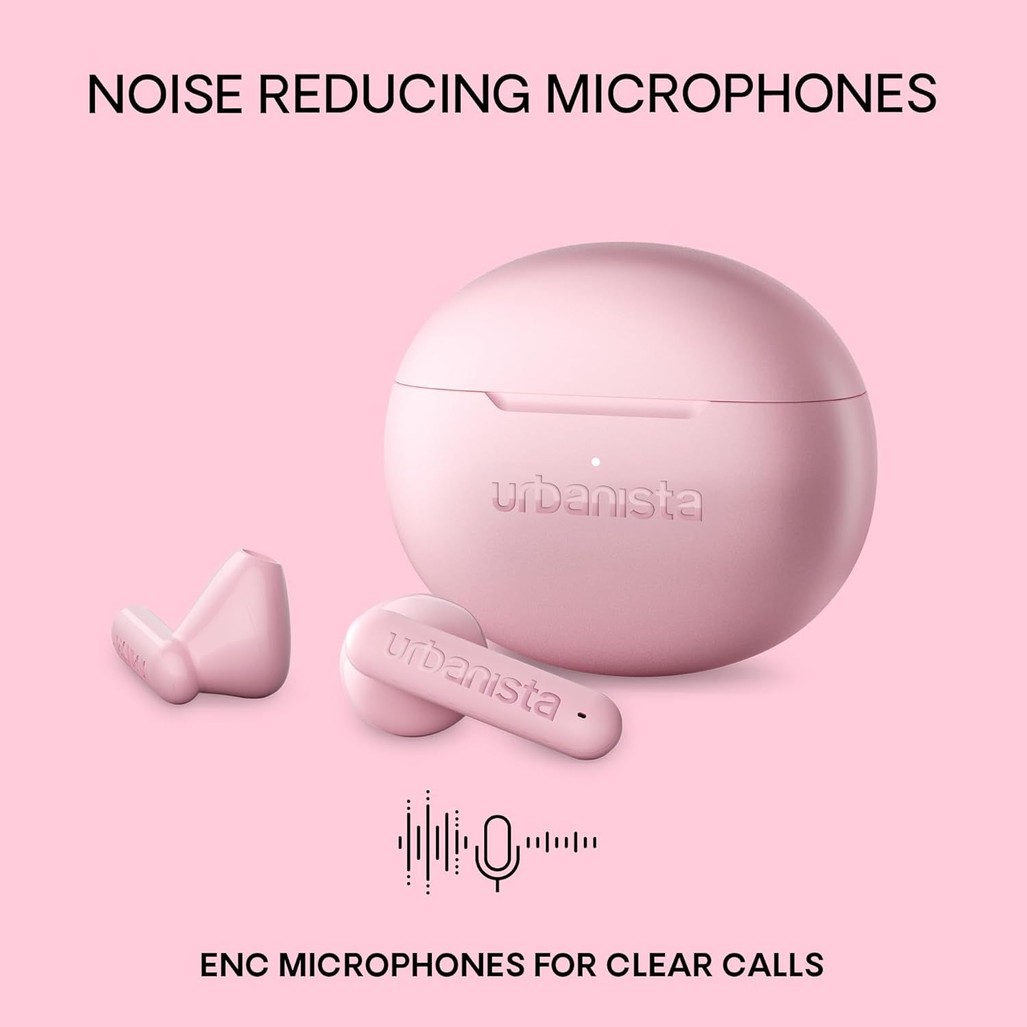 Urbanista Austin 2 True Wireless Earbuds – Bluetooth 6.0 In-Ear Headphones with Multipoint Connection, 25H Playtime, Noise Cancelling Mic & IPX4 Water Resistant