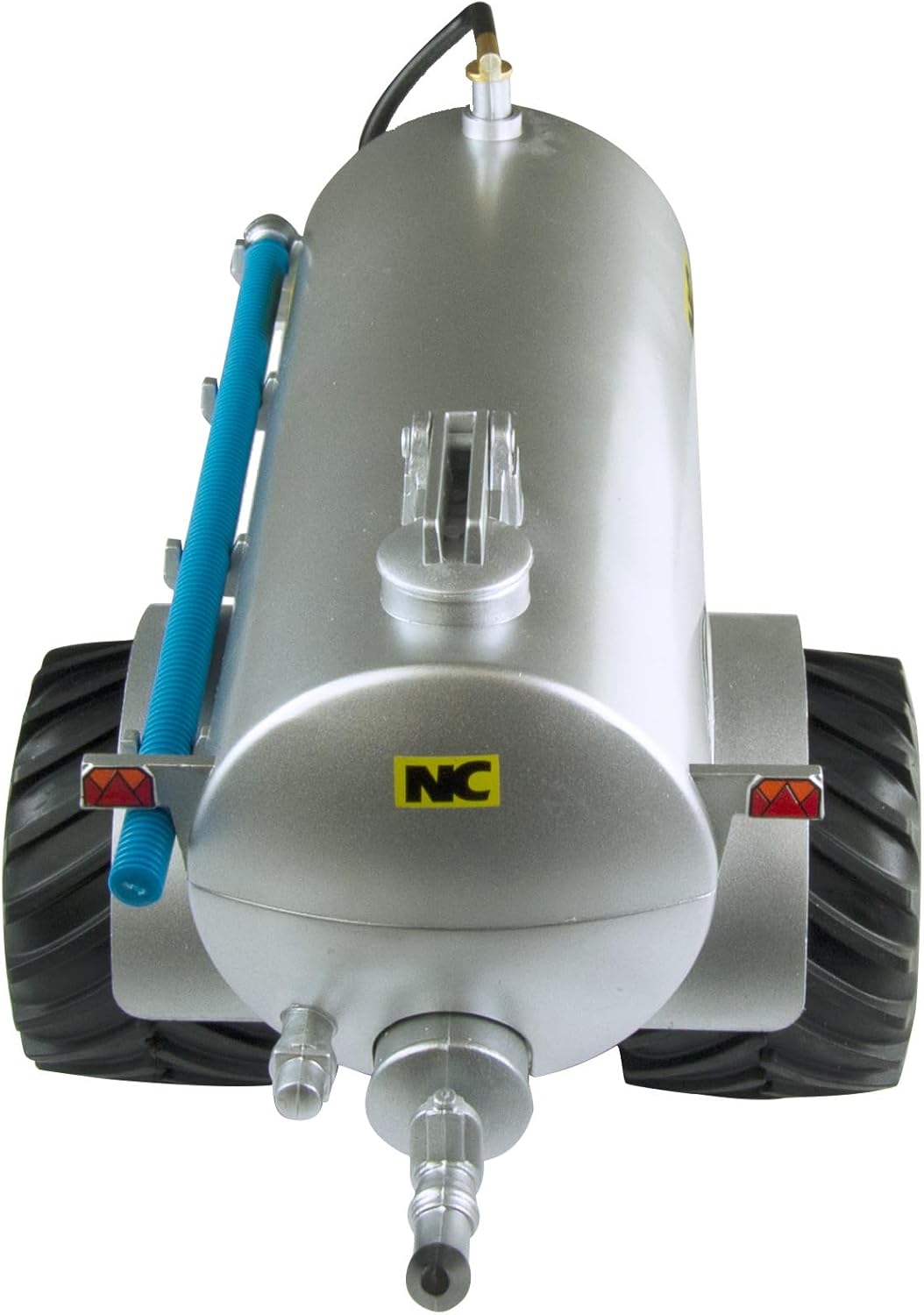 Britains 1:32 NC Slurry Tanker (Fieldside) Silver Toy, Collectable Farm Toy, Tractor Toy Accessory Compatible with 1:32 Scale Farm Toys, Suitable for Collectors & Children from 3 Years