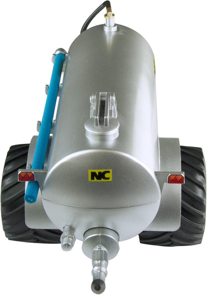 Britains 1:32 NC Slurry Tanker (Fieldside) Silver Toy, Collectable Farm Toy, Tractor Toy Accessory Compatible with 1:32 Scale Farm Toys, Suitable for Collectors & Children from 3 Years