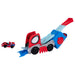Jazwares MARVEL Spidey and His Amazing Friends Transforming Hauler Raceway - 9-Inch Vehicle and Trackset with Exclusive Amazing Metal