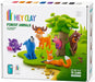 Hey Clay Waldtiere-Set – bunte Modellier-Kinder – lufttrockenes Ton-Set 15 Dosen und Modellierwerkzeuge mit lustiger interaktiver Anleitung (evtl. nicht in deutscher Sprache)