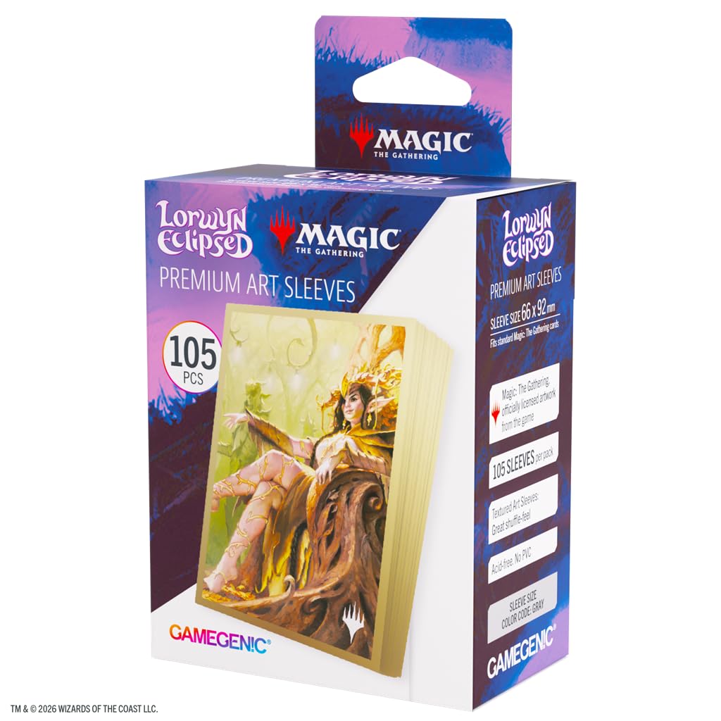 Gamegenic MTG Lorwyn Eclipsed Sleeves High Morcant, Game Accessory, Full Color Printed Cases Textured Finish, Multilingual