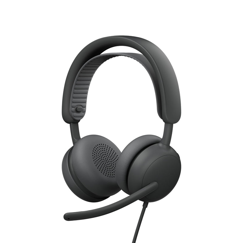 Logitech Zone Wireless 2 ES for Business - Noise-Cancelling Wireless Headset with Adaptive Hybrid ANC, Bluetooth, USB-C & USB-A, Microsoft Teams Certified - Graphite
