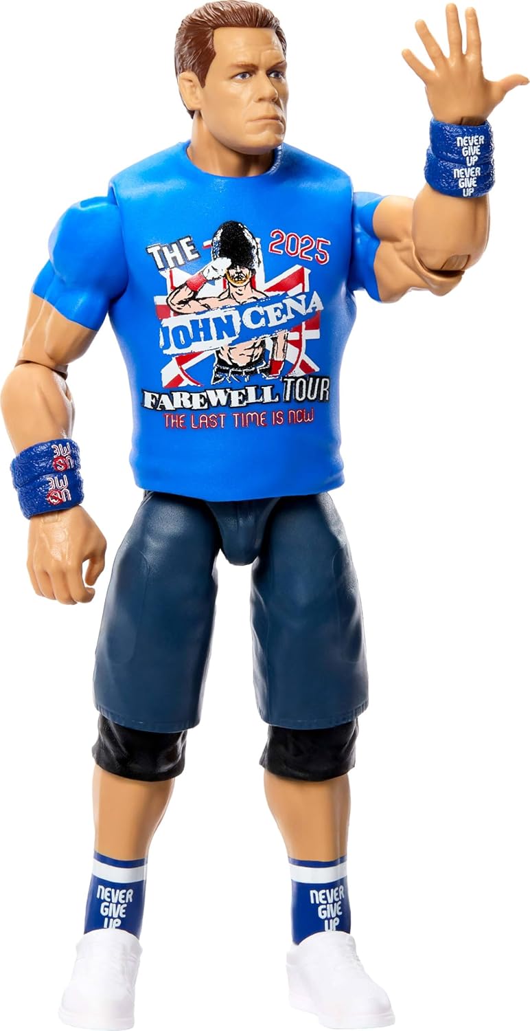 Mattel WWE John Cena Action Figure, Main Event Series #162, 6-inch Collectible Superstar with 14 Articulation Points & Life-Like Look, JHH92