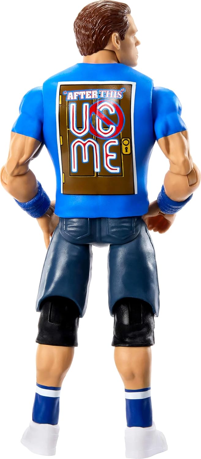 Mattel WWE John Cena Action Figure, Main Event Series #162, 6-inch Collectible Superstar with 14 Articulation Points & Life-Like Look, JHH92