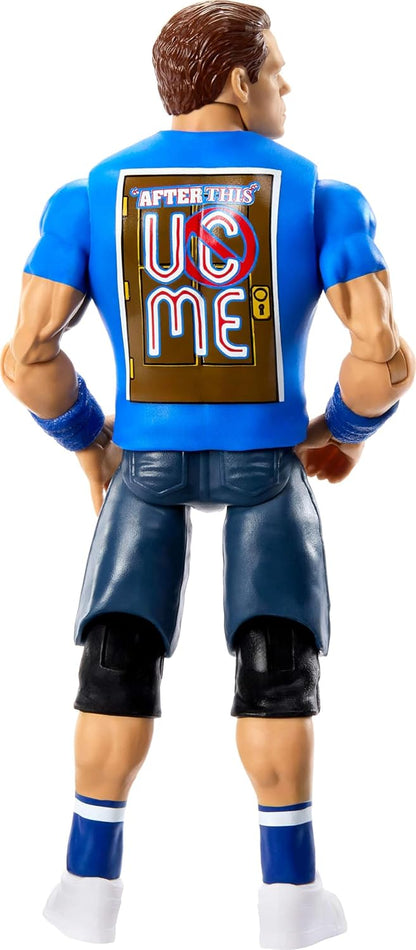 Mattel WWE John Cena Action Figure, Main Event Series #162, 6-inch Collectible Superstar with 14 Articulation Points & Life-Like Look, JHH92