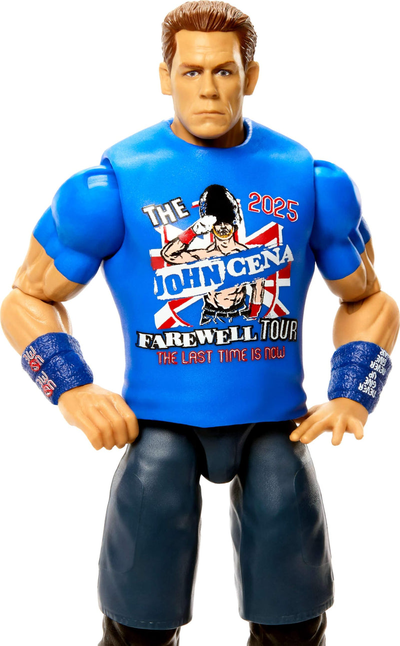 Mattel WWE John Cena Action Figure, Main Event Series #162, 6-inch Collectible Superstar with 14 Articulation Points & Life-Like Look, JHH92